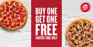 Buy 1 Pizza Get 1 Free